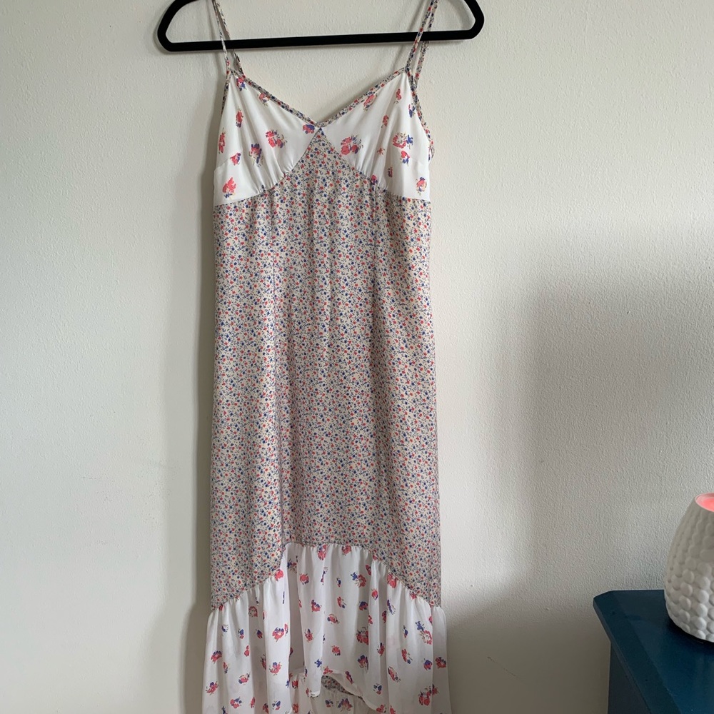 Floral Maxi High-Low Dress